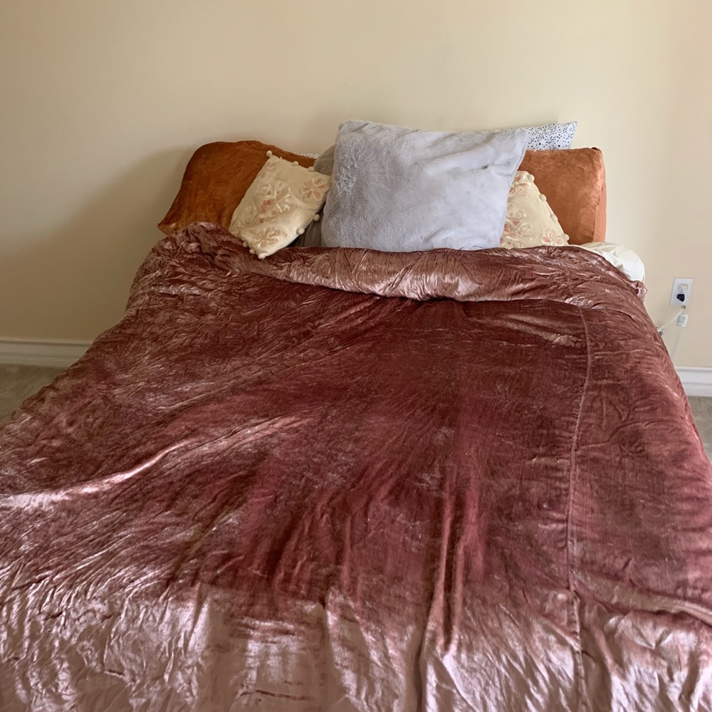 Urban Outfitters Bedding - Pink Velvet